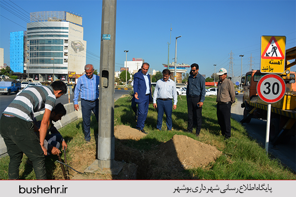 بازدید شهردار بندر بوشهر