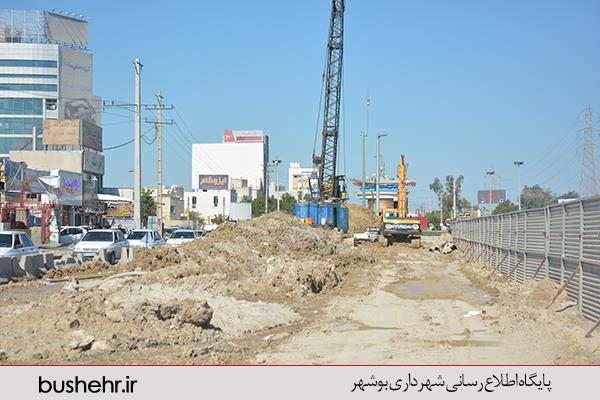 گزارش تصویری از پیشرفت فیزیکی تقاطع شهید سردار سپهبد سلیمانی